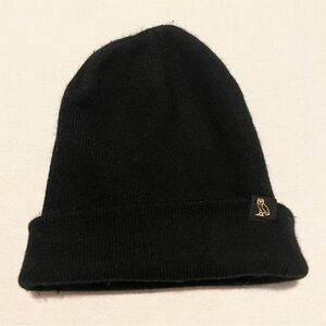 Ovo Black Beanie Hat